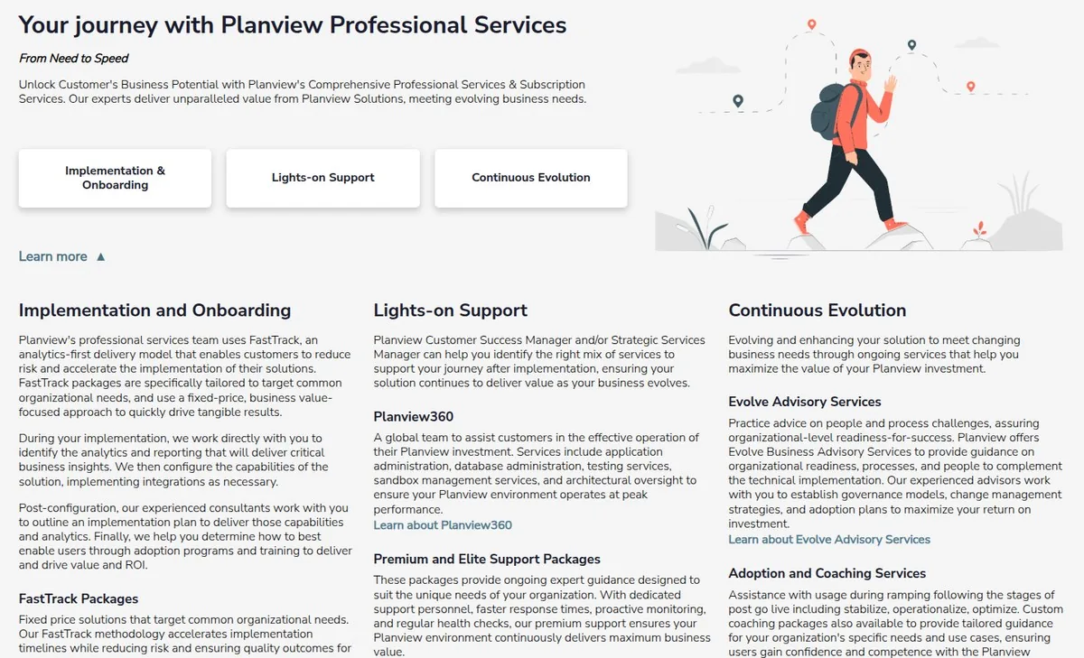 The section before: overlapping service names, internal terminology, and inconsistent pathways.